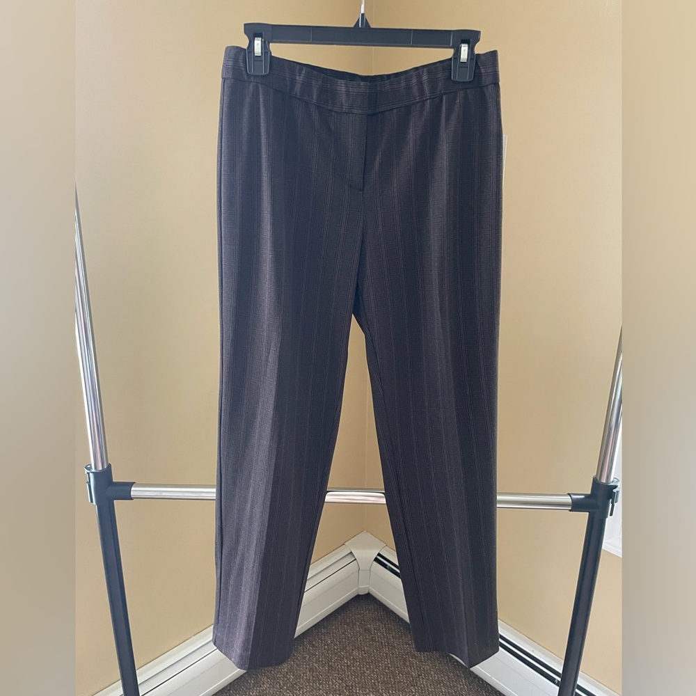 Brown ankle suit pants